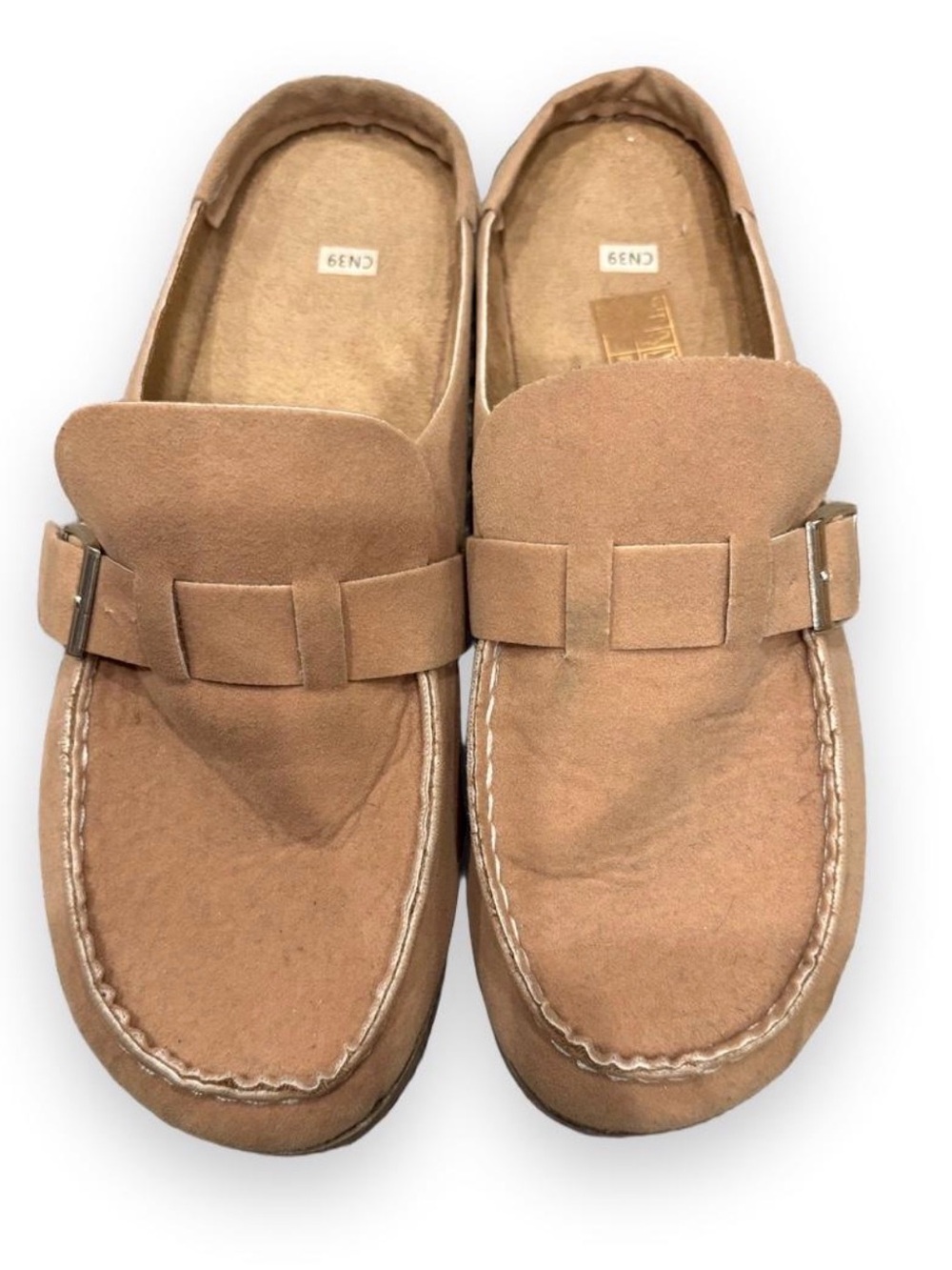 SHEIN Designer Solid Color Flat Mule Shoes Size 39